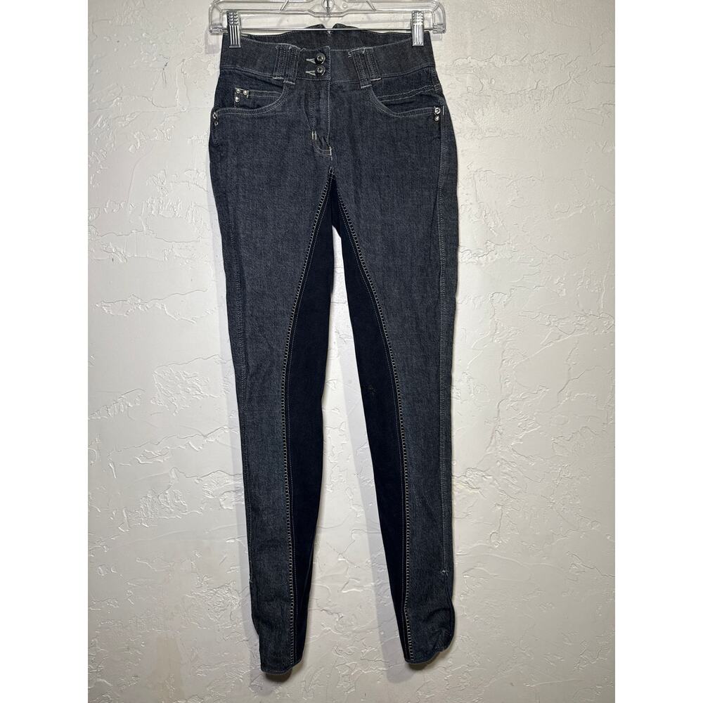 HKM horse riding denim jeans womens 22 outdoors stretch‎ performance